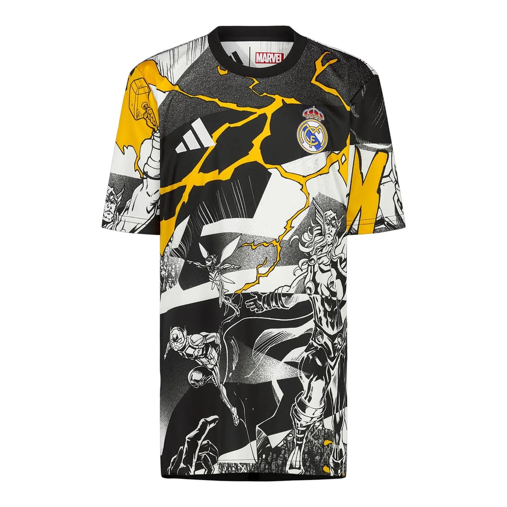 Real Madrid 2025/26 Third Marvel Warm Up Shirt - Fan Version