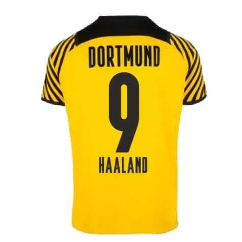 HAALAND BVB Borussia Dortmund 2021/22 Home Shirt - Fan Version