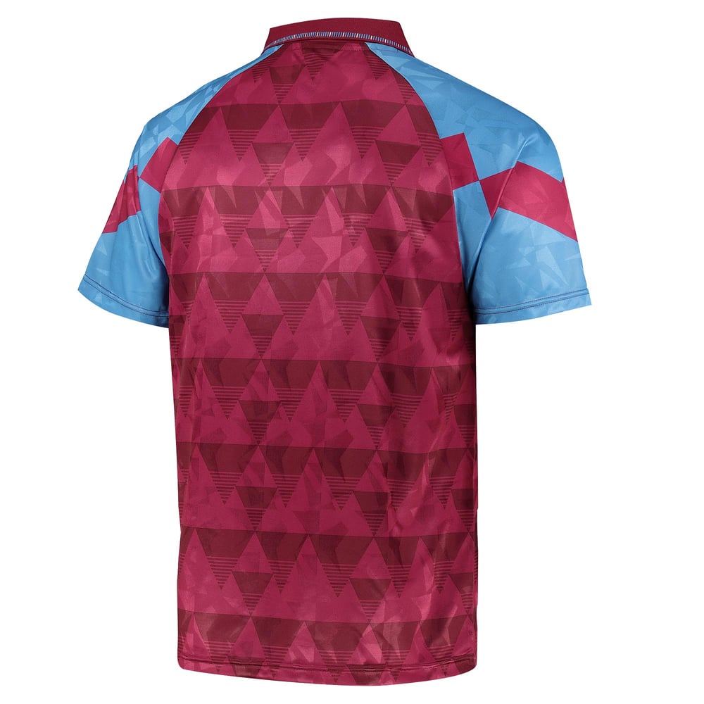 Aston Villa 1990 Retro Shirt - Red