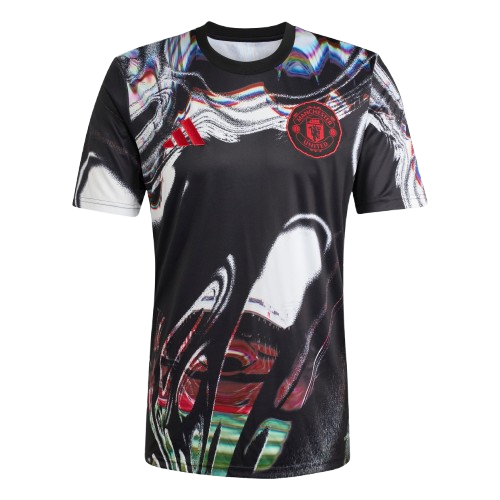 Manchester United 2025/26 Third Pre Match Shirt - Black - Fan Version