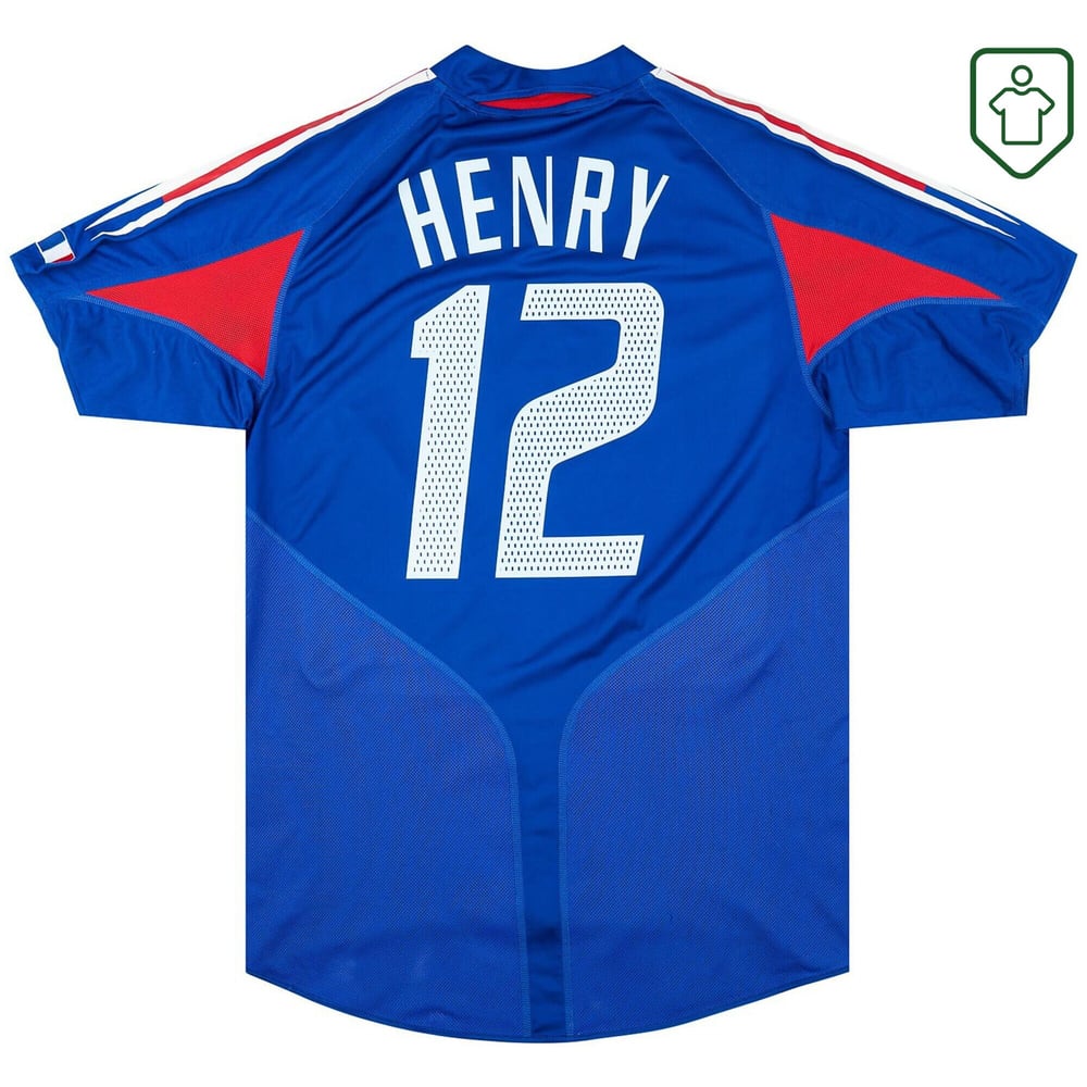 France 2004/06 Home Retro Shirt Henry #12