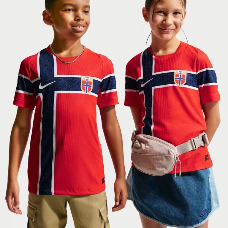 Kid's Norway 2026 Home World Cup Shirt