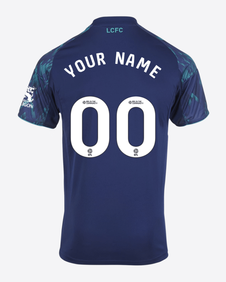 Kid's Leicester City 2025/26 Away Unsponsored Shirt