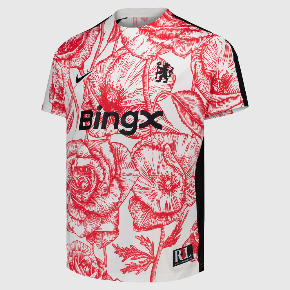 Chelsea 2025/26 Third Remembrance Pre Match Shirt - Fan Version