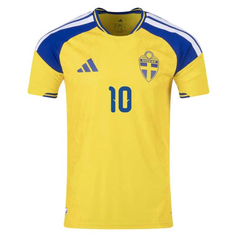 Sweden 2026 Home World Cup Shirt IBRAHIMOVIĆ #10 - Fan Version