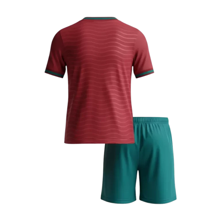 Portugal Home World Cup Kids Soccer Jerseys Kit 2026