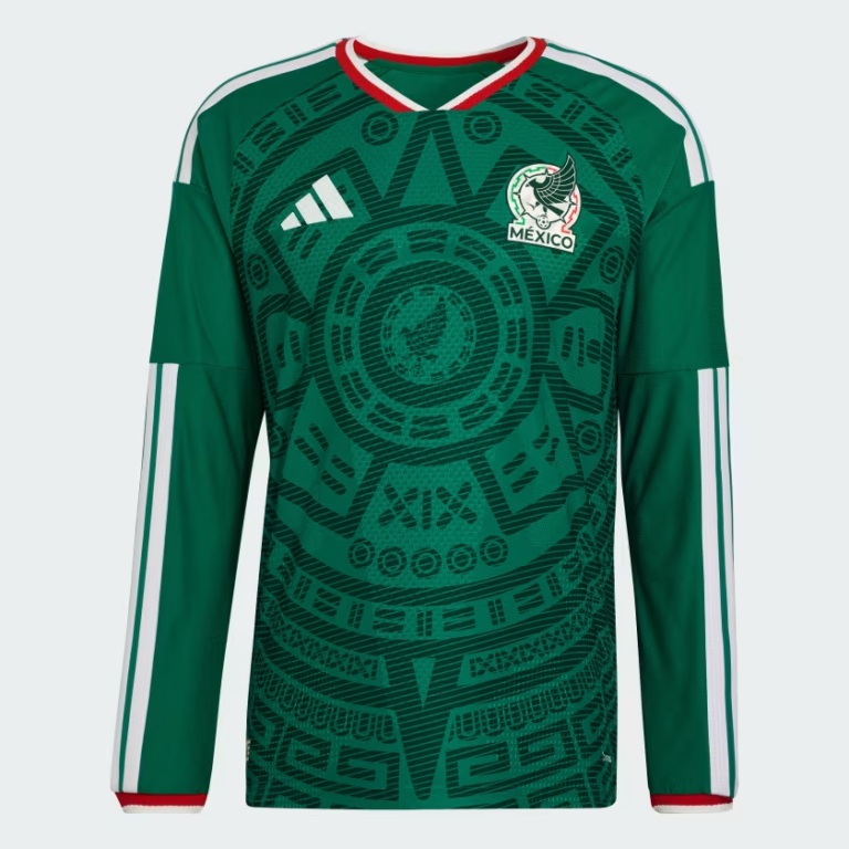 Mexico 2026 Home Authentic World Cup Long Sleeve Shirt