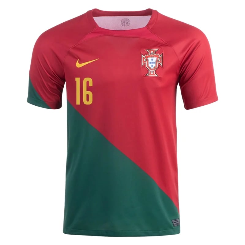 Renato Sanches #16 Portugal Home Jersey World Cup 2022