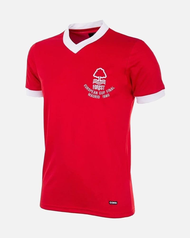 Nottingham Forest 1980 Retro European Cup Shirt