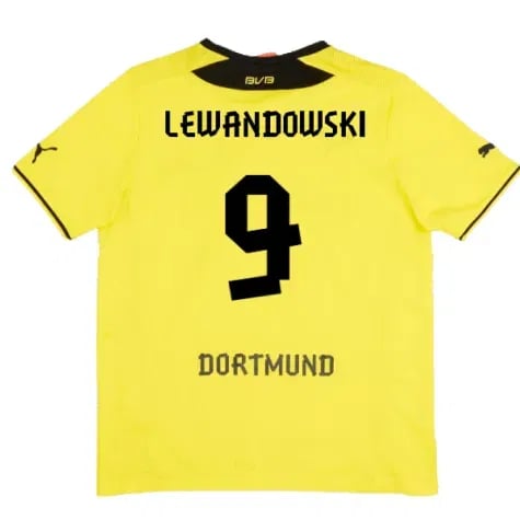 LEWANDOWSKI BVB Borussia Dortmund 2013/14 Home Shirt - Fan Version