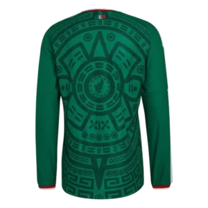 Mexico Home Long Sleeve Player Version Jersey World Cup 2026