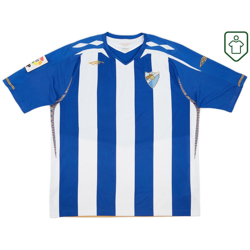 Málaga CF 2007/09 Home Retro Shirt