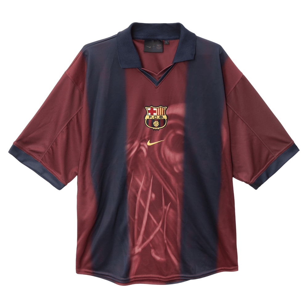 FC Barcelona X TRAVIS SCOTT Retro 2000/01 Home Skeleton Shirt