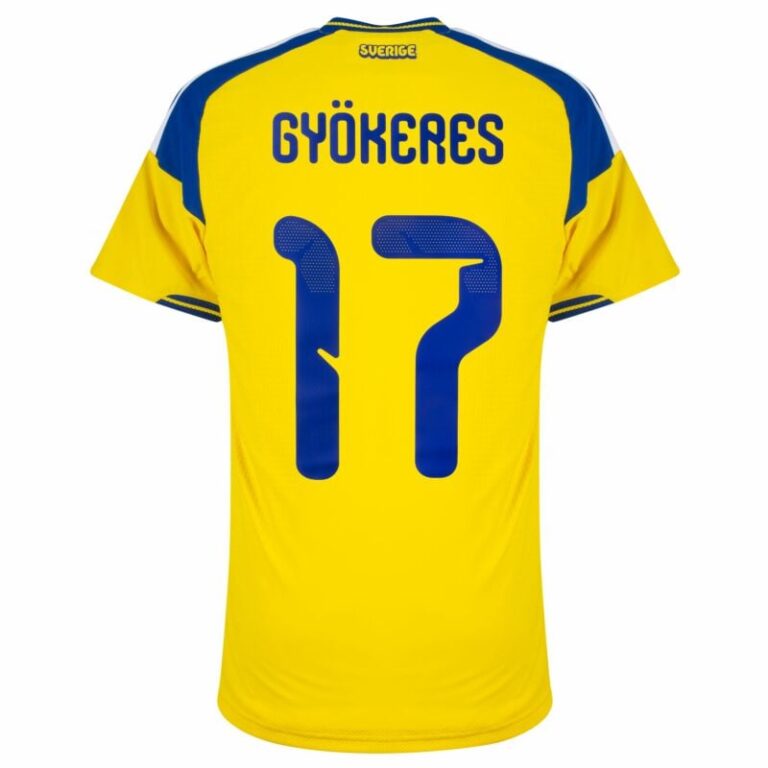 Sweden 2026 Home World Cup Shirt GYÖKERES #17 - Fan Version