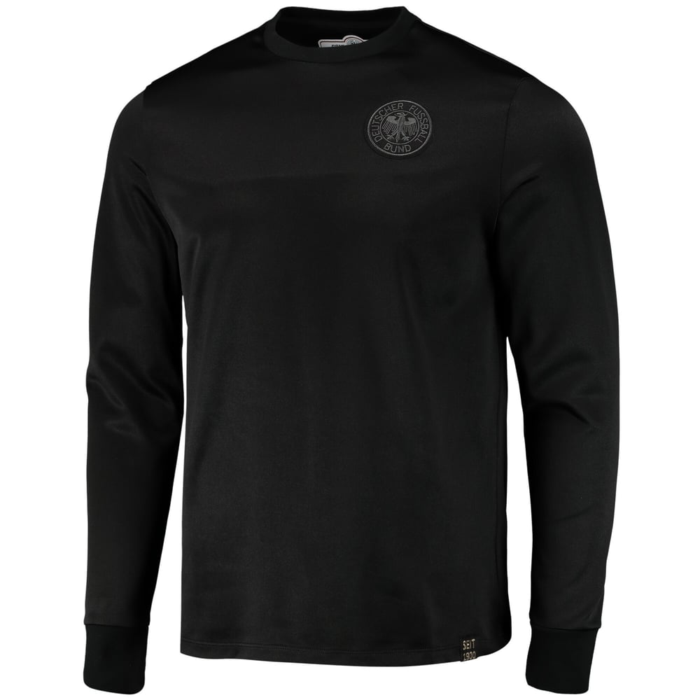 Germany 1974 Home Retro Long Sleeve Captain Shirt