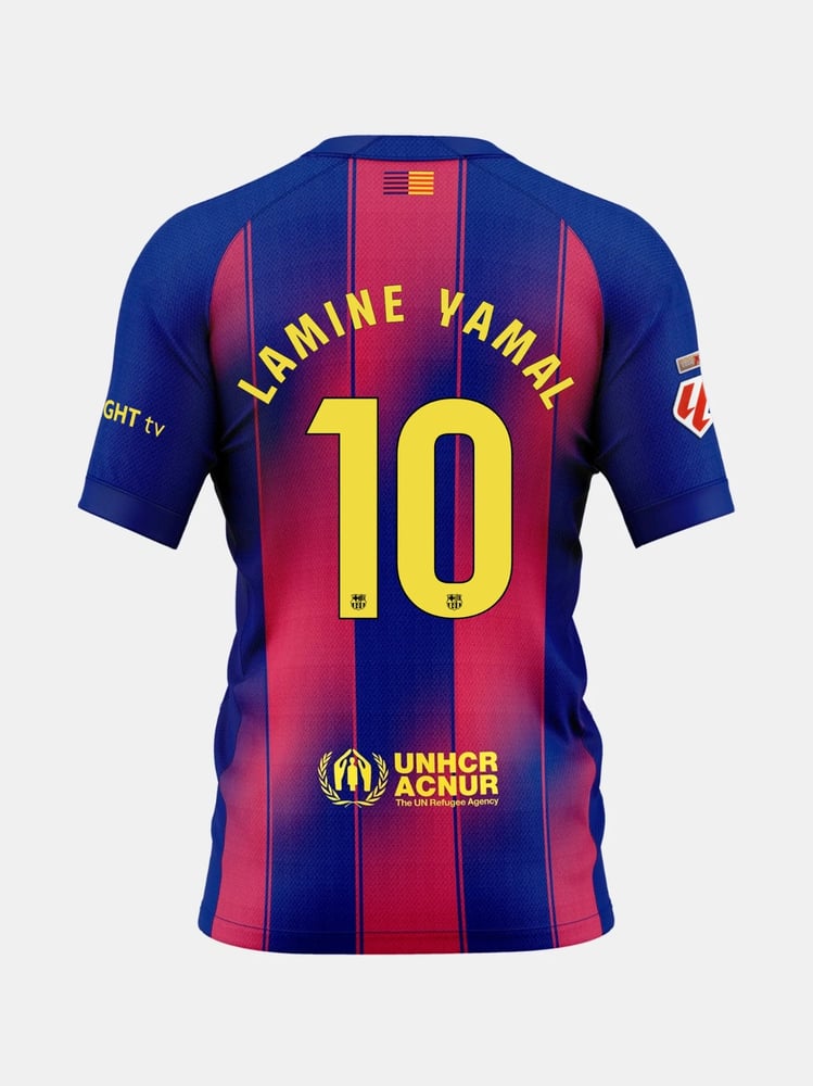FC Barcelon x Ed Sheeran 2025/26 Home Shirt - LAMINE YAMAL #10