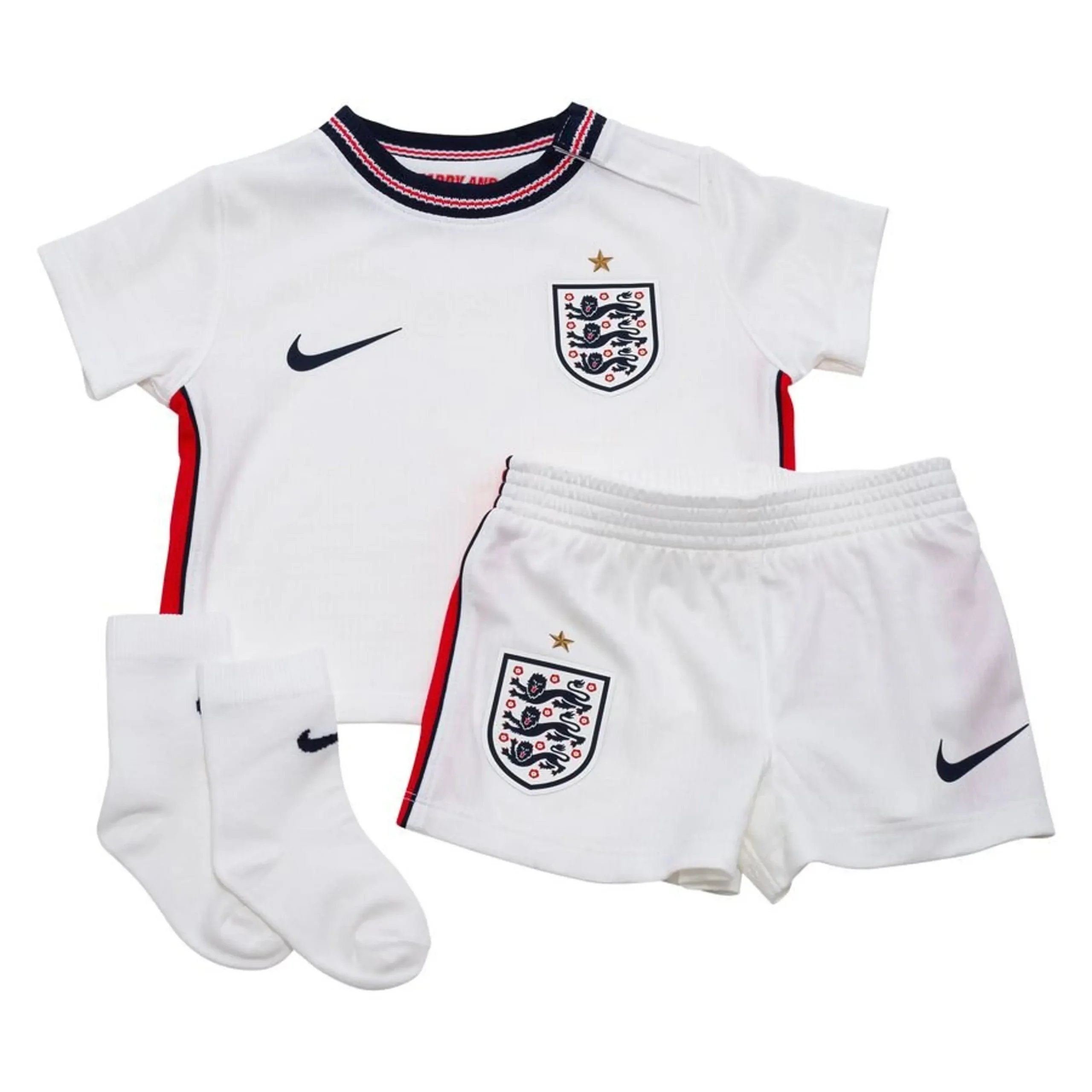 England 2026 World Cup Home Soccer Jerseys Kids Kit