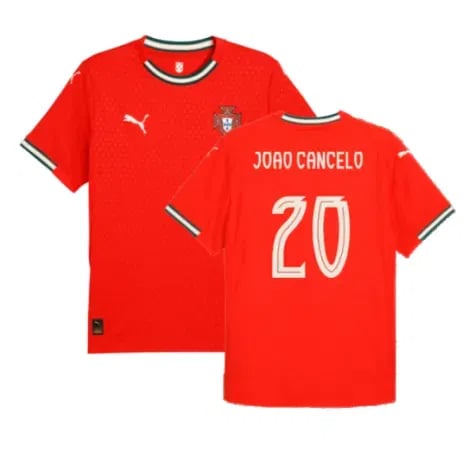 JOAO CANCELO Portugal 2025/26 Home Shirt - Fan Version