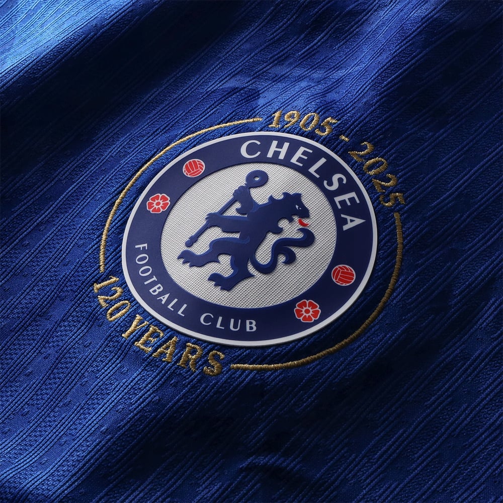 Chelsea 2025/26 Home 120th Anniversary Shirt - Fan Version