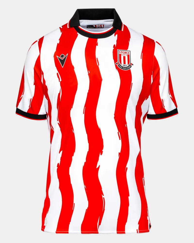 Stoke City 2025/26 Home Unsponsored Shirt - Fan Version