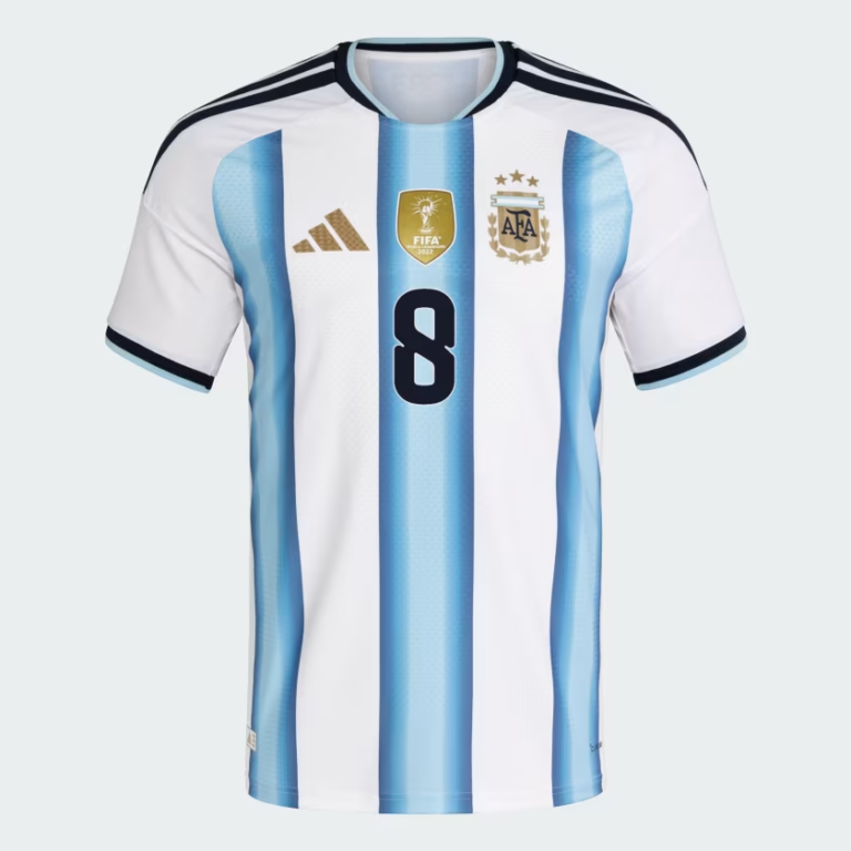 Argentina 2026 Home World Cup Shirt E. FERNÁNDEZ #8 - Fan Version