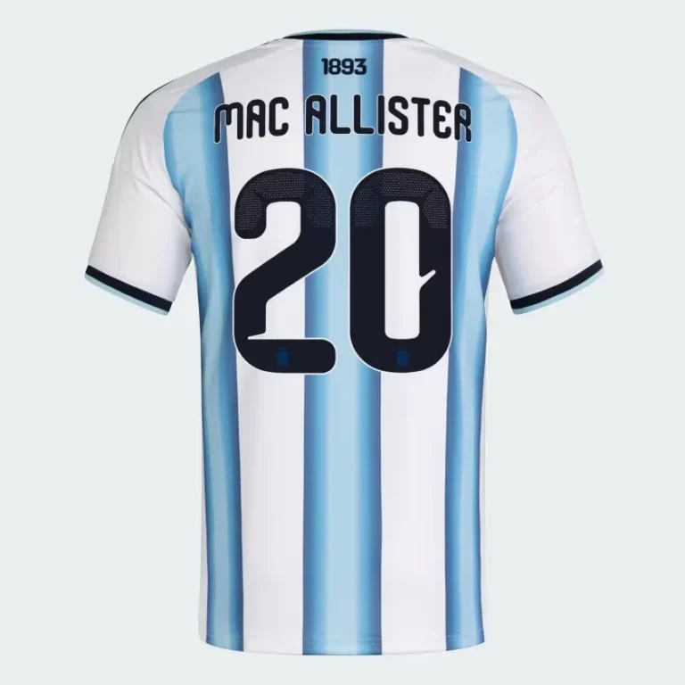 Argentina 2026 Home World Cup Shirt MAC ALLISTER #20 - Fan Version