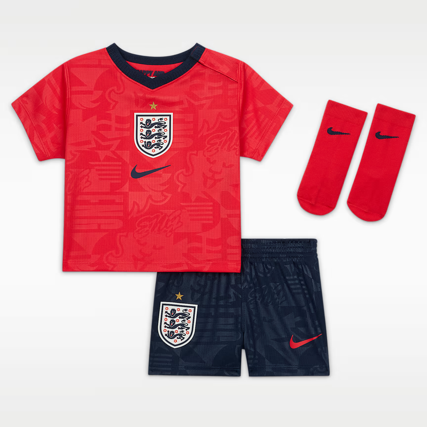 England 2026 World Cup Away Soccer Jerseys Kids Kit
