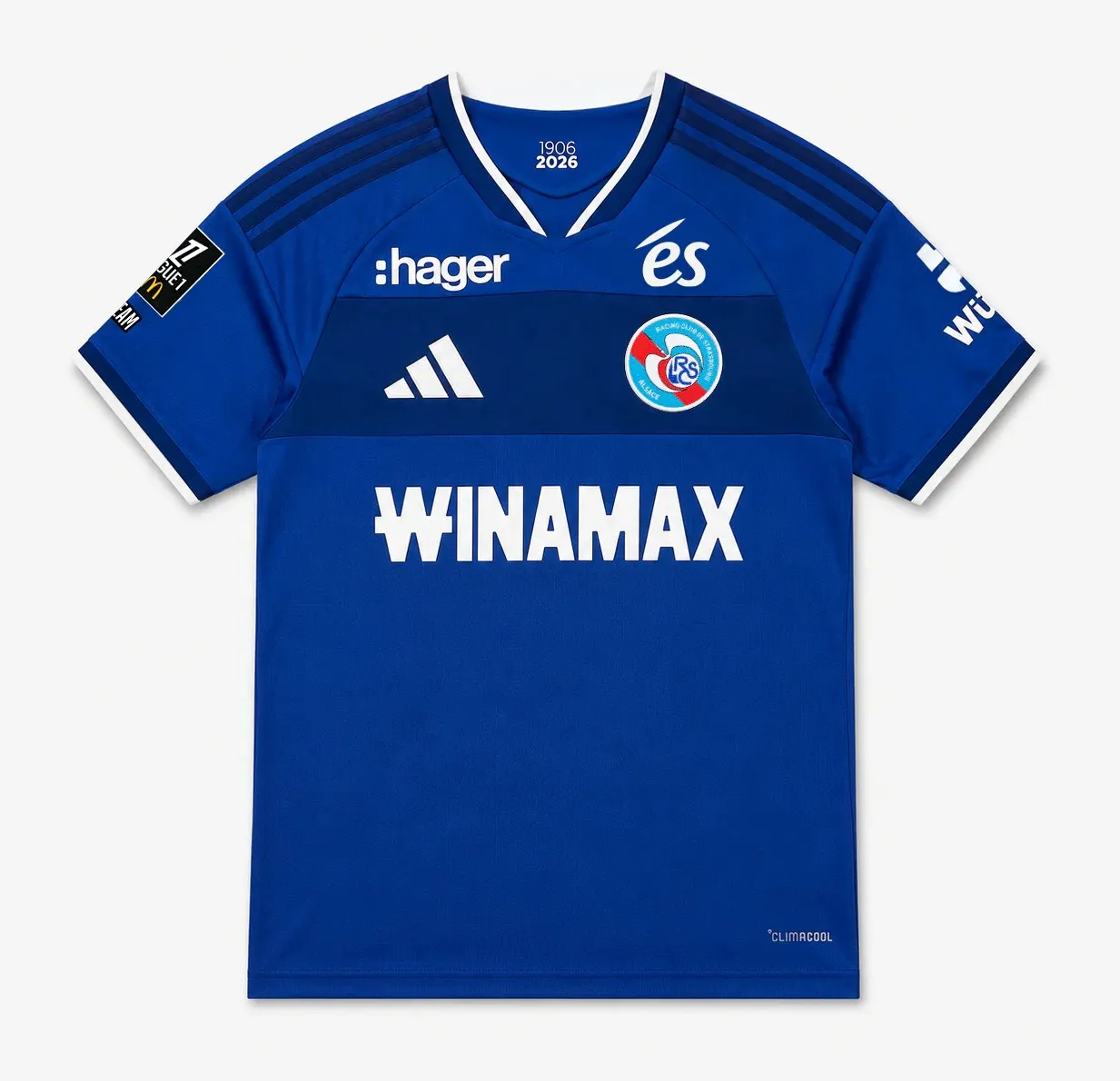 Strasbourg 2026/27 Home Soccer Jersey - Fan Version