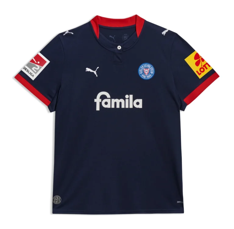 Holstein Kiel 2026/27 Home Soccer Jersey - Fan Version (Pre-order: Ships in 7–12 days)