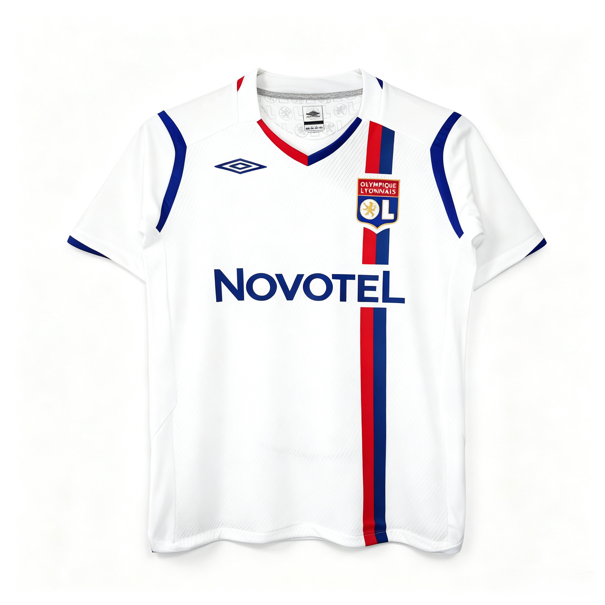 Olympique Lyonnais 2008/09 Home Retro Soccer Jersey